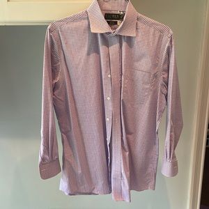 Lauren by Ralph Lauren Mens Slim Fit Summer Dress Shirt